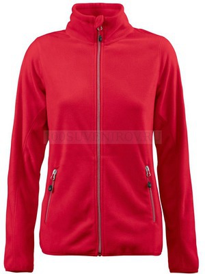 Фото Прикольная флисовая куртка TWOHAND красная с флексом, размер XL