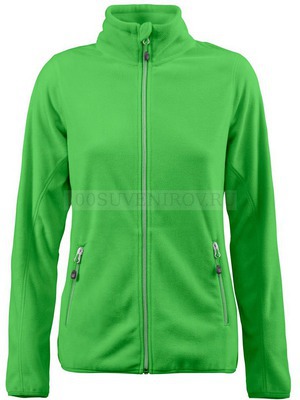 Фото Модная женская куртка TWOHAND зеленое яблоко с шелкографией, размер S