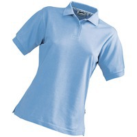 Рубашка поло "Forehand" женская, голубой, XL
