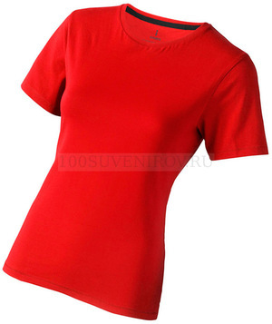 Фото Женская футболка красная из хлопка NANAIMO, размер XL