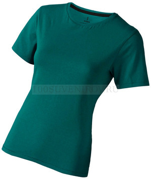 Фото Женская футболка изумрудная из хлопка NANAIMO, размер L
