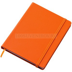 Фото Оранжевый блокнот из картона А6 RAINBOW M