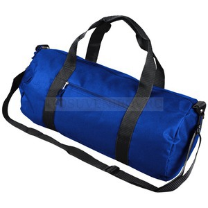 Фото Спортивная сумка синяя "АЙЗЕК" с термотрансфером