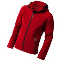 Картинка Куртка софтшел Langley мужская, красный из брендовой коллекции Элевэйт