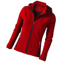 Фотография Куртка софтшел Langley женская, красный, дорогой бренд Elevate