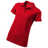 Рубашка поло женская красная из хлопка SELLER, L