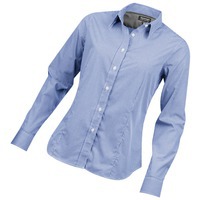 Рубашка женская синяя NET с длинным рукавом, M