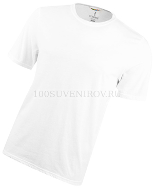 Фото Мужская футболка белая SAREK с вышивкой, размер L