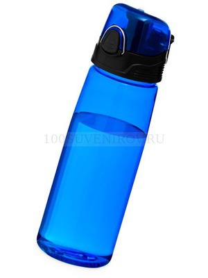 Фото Спортивная бутылка синяя прозрачный CAPRI, синий