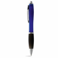 Ручка шариковая синяя из пластика NASH, черные чернила