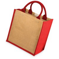 Модная сумка для шоппинга подарочная Chennai, натуральный/красный