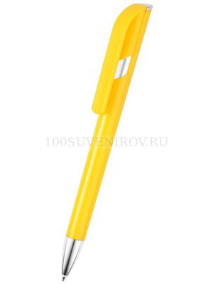 Фото Крутая шариковая ручка "АТЛИ", желтый с тампопечатью