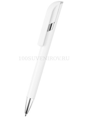 Фото Недорогая шариковая ручка "АТЛИ", белый для тампопечати