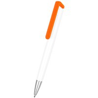 Ручка-подставка "Кипер", белый/оранжевый