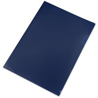 Папка- уголок, для формата А4 (220х305 мм), плотность 180 мкм, синяя
