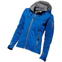Фото Куртка софтшел Match женская, небесно-синий, мировой бренд Слазенгер
