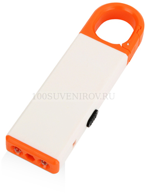 Фото Компактный светодиодный фонарик-мультиинструмент Октопус  (белый, оранжевый)