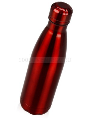 Фото Красная термобутылка "АКТИВ", 500 мл под гравировку