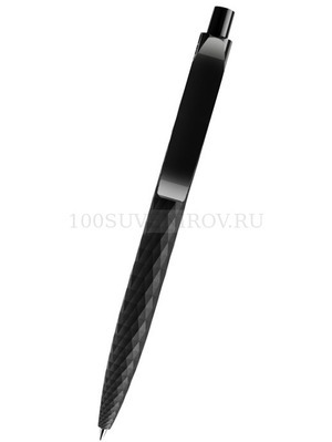 Фото Шариковая ручка черная QS 01 PRP софт-тач