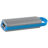 Фотография Универсальное зарядное устройство Fancy (2200mAh), серый с голубым, 12,9х2,7х2,2 см,пластик