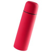 Картинка Термос вакуумный Flask,сталь с покрытием софт тач, красный, 500 мл.