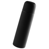 Термос вакуумный Flask,сталь с покрытием софт тач, черный, 500 мл.