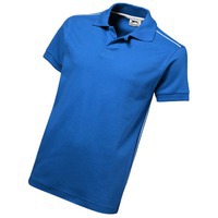 Фотка Рубашка поло Backhand мужская, небесно-синий/белый в каталоге Slazenger