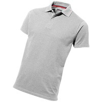 Картинка Рубашка поло Advantage мужская, серый меланж, бренд Slazenger