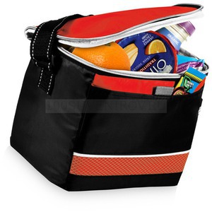 Фото Спортивная сумка-холодильник "Levi", черный/красный