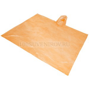Фото Оранжевый прозрачный дождевик в чехле ZIVA, оранжевый