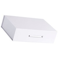 Коробка белая из картона CASE, подарочная