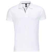 Рубашка поло мужская PATRIOT 200, белая с черным 3XL