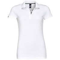 Рубашка поло PATRIOT WOMEN белая с черным XL