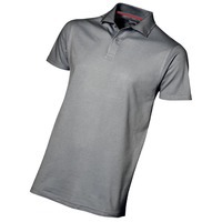 Картинка Рубашка поло Advantage мужская, серый от модного бренда Slazenger