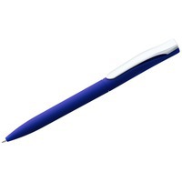 Ручка шариковая синяя из пластика PIN SOFT TOUCH