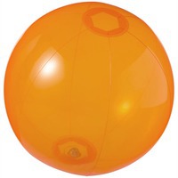 Мяч пляжный "Ibiza", оранжевый прозрачный