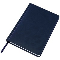 Ежедневник датированный темно-синий BLISS, А5, белый блок, без обреза