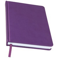 Ежедневник недатированный фиолетовый BLISS, А5, белый блок, без обреза