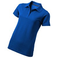 Рубашка поло женская синяя из хлопка SELLER, S