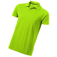 Рубашка поло мужская зеленая из хлопка SELLER, XS
