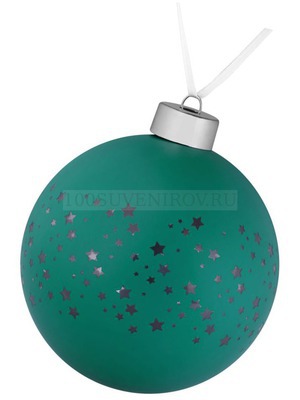 Фото Елочный шар Stars, 10 см, зеленый