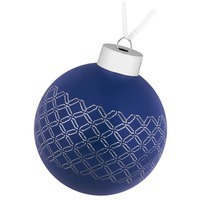Елочный шар Queen, 8 см, синий и елочные шары