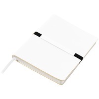 Фотка Блокнот А5 Stretto, белый, люксовый бренд Journalbooks