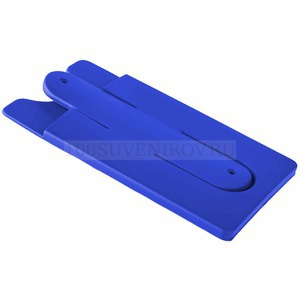 Фото Ярко-синий чехол для карт с держателем мобильного