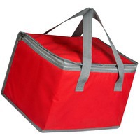 Дорожная сумка холодильник Glacier, красная и модель мягкая для продуктов