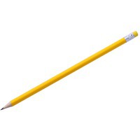 Пастельный карандаш простой Triangle с ластиком, желтый