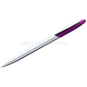 Фото Ручка шариковая Dagger Soft Touch, фиолетовая «Open»