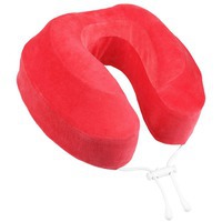 Надувная подушка под шею для путешествий CaBeau Evolution pillow, красная
