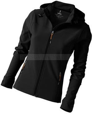 Фото Флисовая женская куртка софтшел LANGLEY с вышивкой, размер L