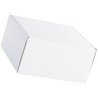Коробка сборная для упаковки Piccolo, белая и трехслойные коробки с нанесением